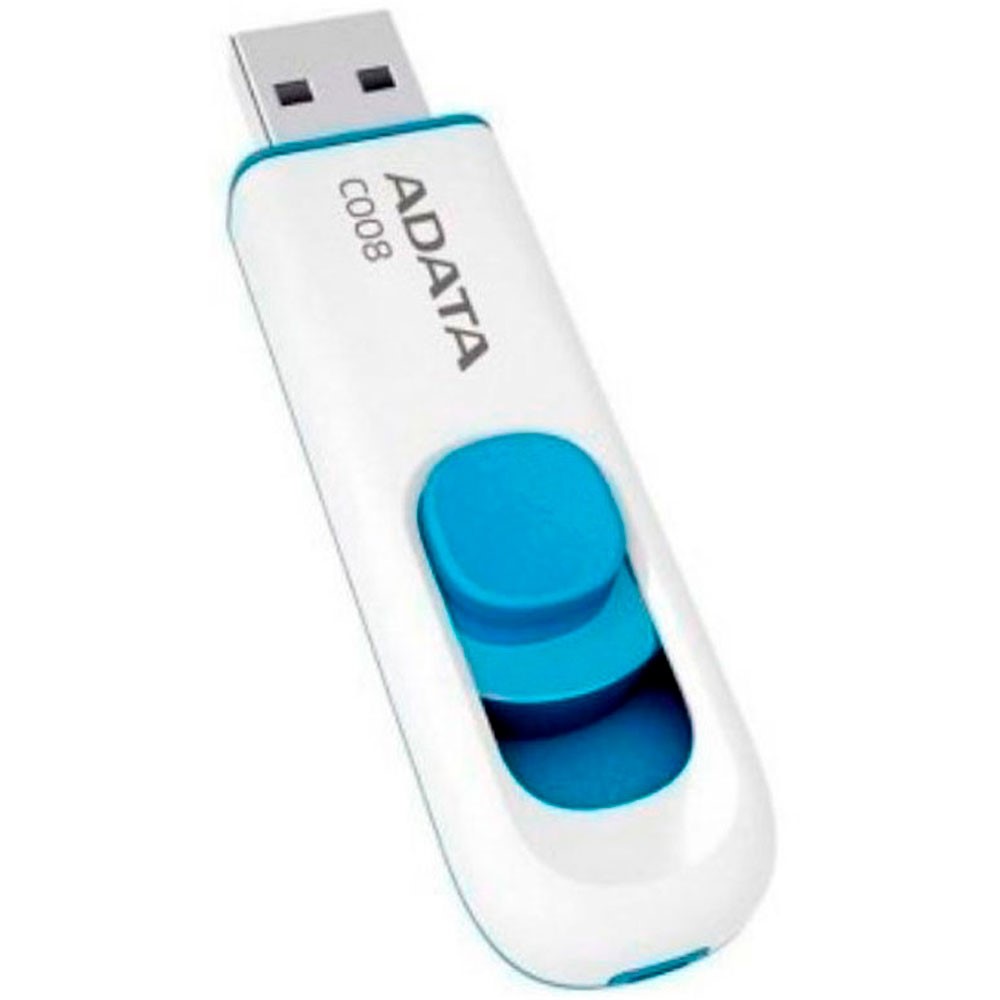 Additional Image for Memoria Adata USB 2.0 C008 Retráctil 16GB Blanca