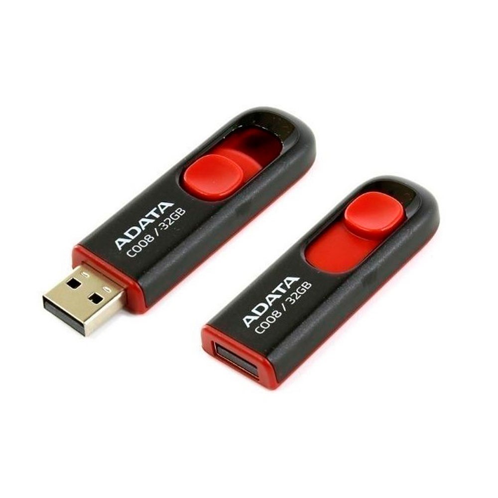 Additional Image for Memoria USB ADATA 2.0 C008 Retráctil 32GB COLOR Negra