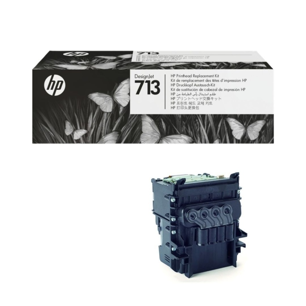 Cabezal Original De impresión Hp 713, 4 Colores