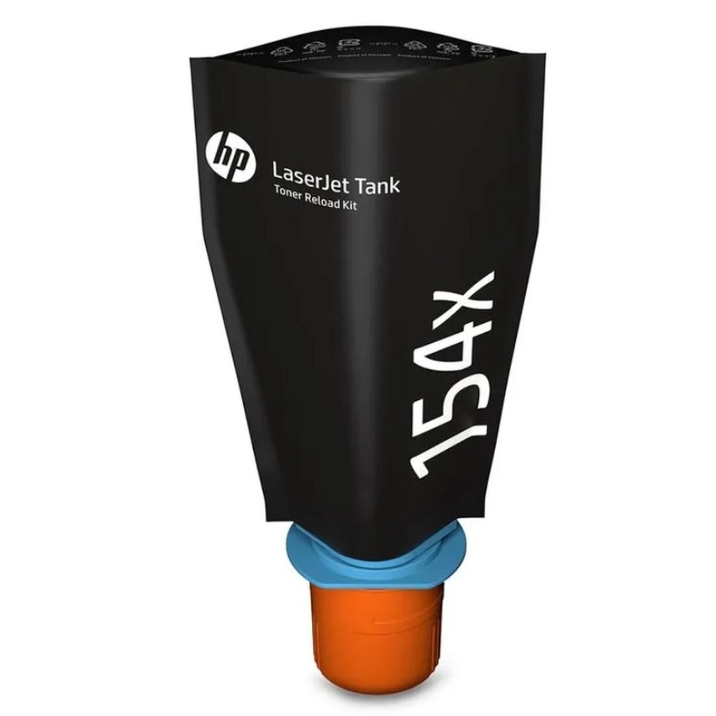 Cartucho Original De Tóner De Tanque Hp 154X Alto Rendimiento Negro, 5.000 Páginas