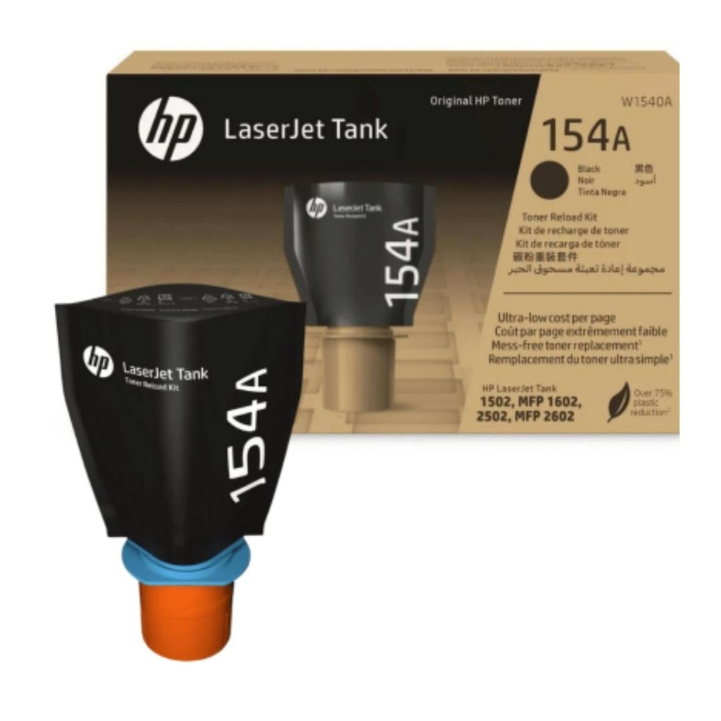 Cartucho Original De Tóner De Tanque Hp 154A Negro, 2.500 Páginas