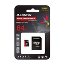 Additional Image for Micro SD ADATA 64GB Clase 10 Alta Resistencia + Adaptador