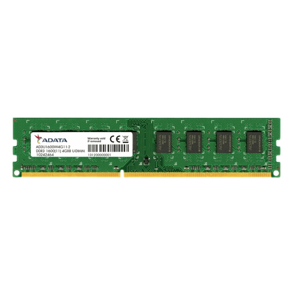 Additional Image for ADATA Memoria Ram Pc 4GB Ddr3 1600 Mhz