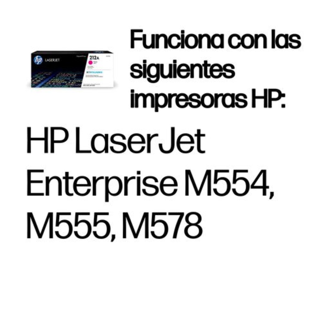 Cartucho Original De Tóner HP 212A MAGENTA