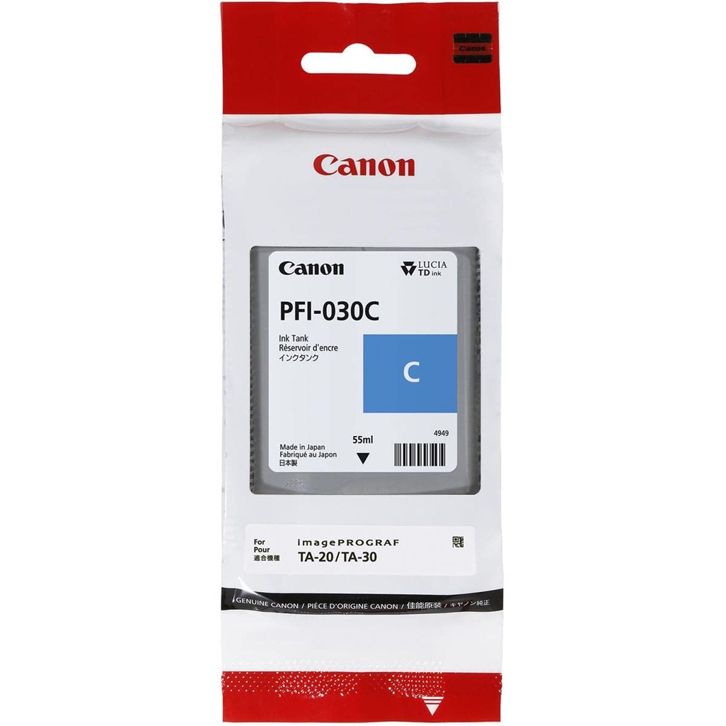 Tinta Canon Pigmentada Cyan Tank 55ml 