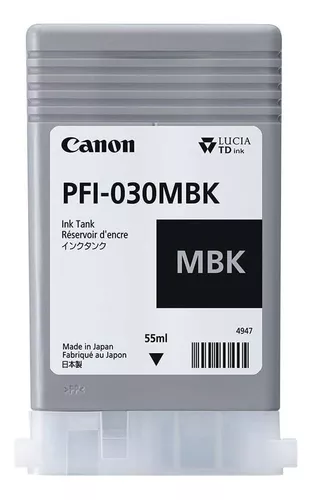 PFI-030MBK - Tinta Pigmentada Negro Mate Tank 55ml