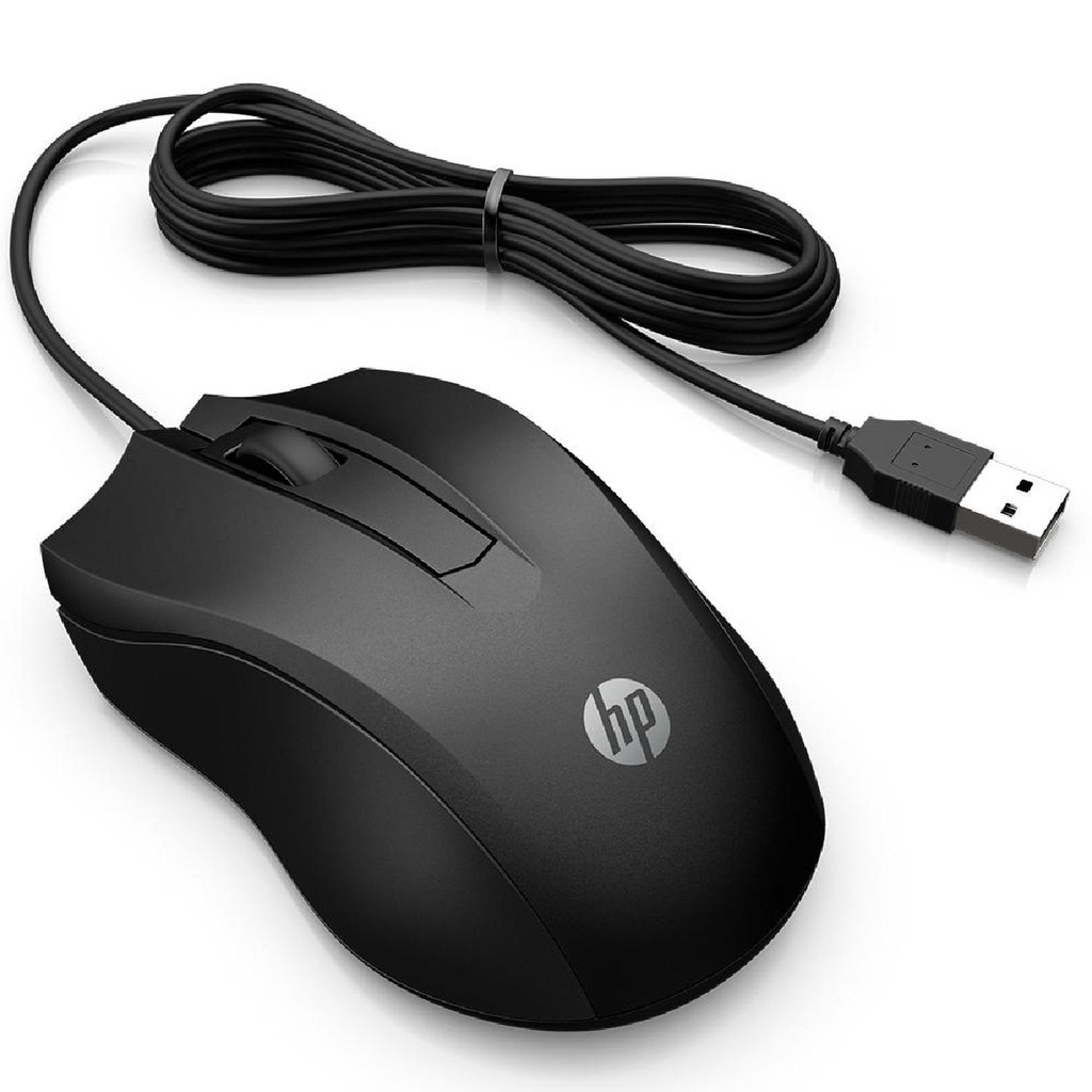 HP 100 USB Mouse Black