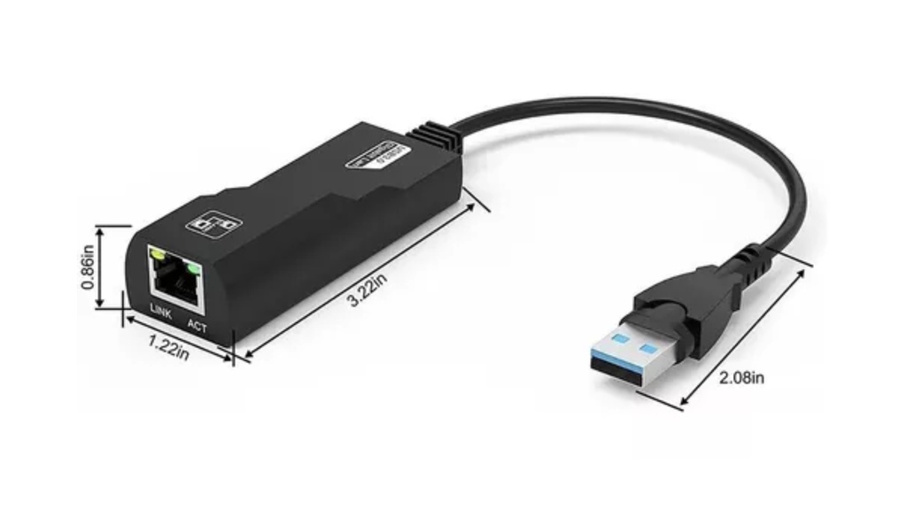 Convertidor USB-C 3.1 A ETHERNET GIGABIT USB 3.0 HUB (MAC OS 10) GRIS XUE® Garantía 1 Año
