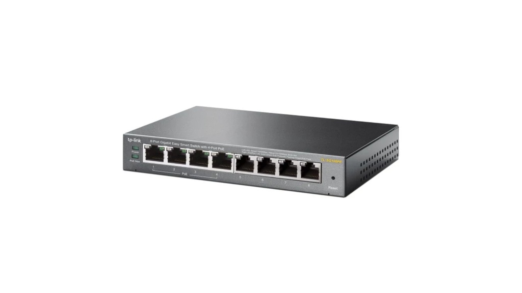 Switch TPLINK poE de escritorio Gigabit de 5 puertos