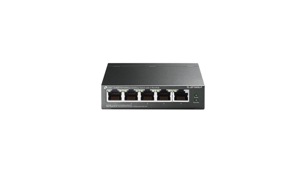 Switch TPLINK PoE de escritorio de 5 puertos