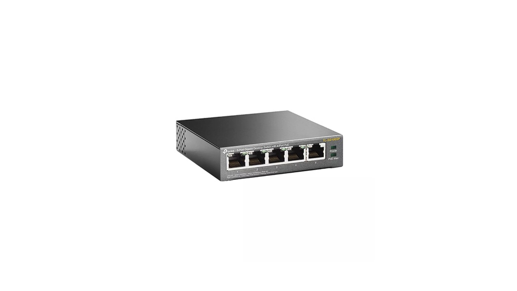 Switch TPLINK PoE de escritorio de 5 puertos