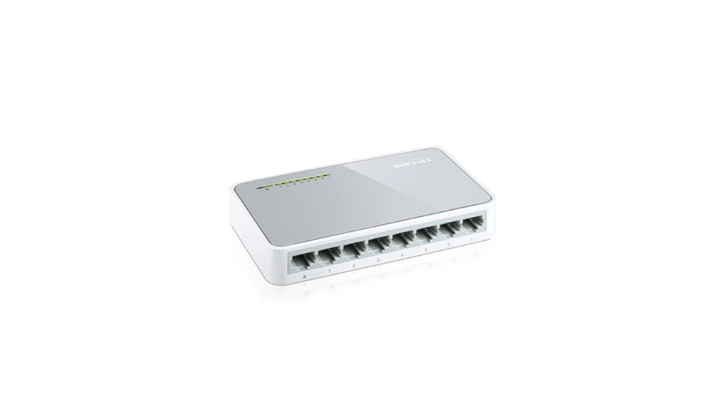 Switch TPLINK 8 Puertos 10/100 COLOR Blanco
