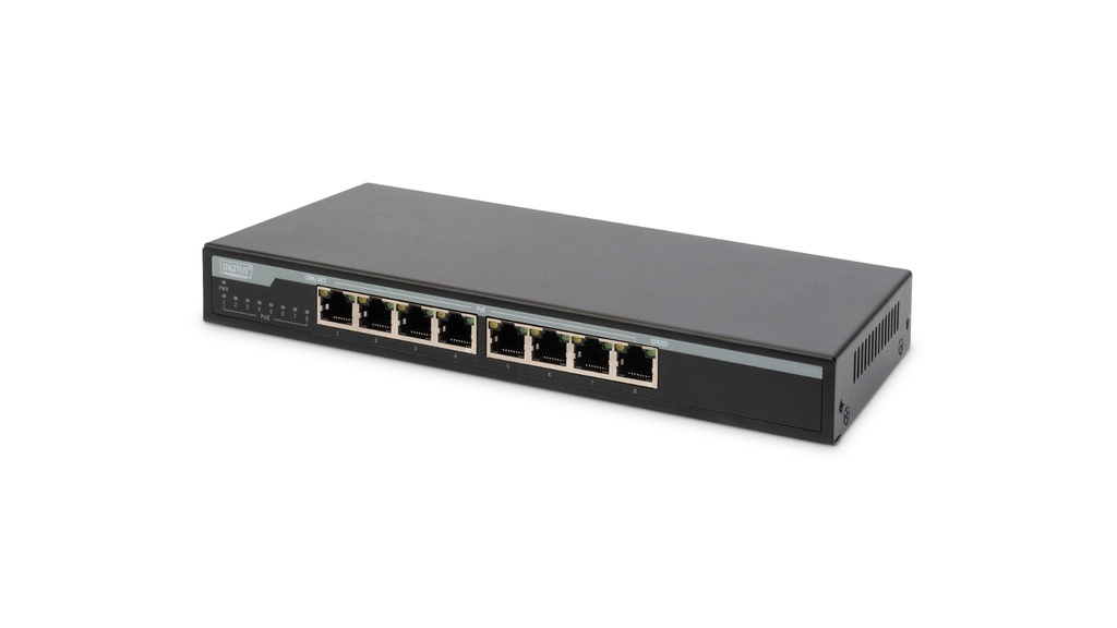 Switch PoE de escritorio Gigabit de 8 puertos