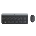 Combo Teclado + Mouse LOGITECH en combo Wireless MK470 (LAT/MX ESP) Negro