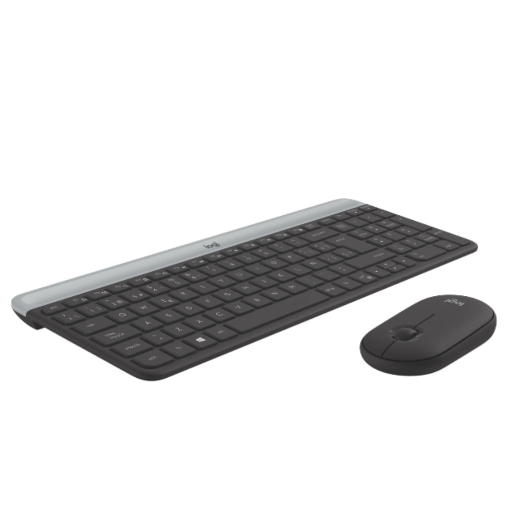 Combo Teclado + Mouse LOGITECH en combo Wireless MK470 (LAT/MX ESP) Negro