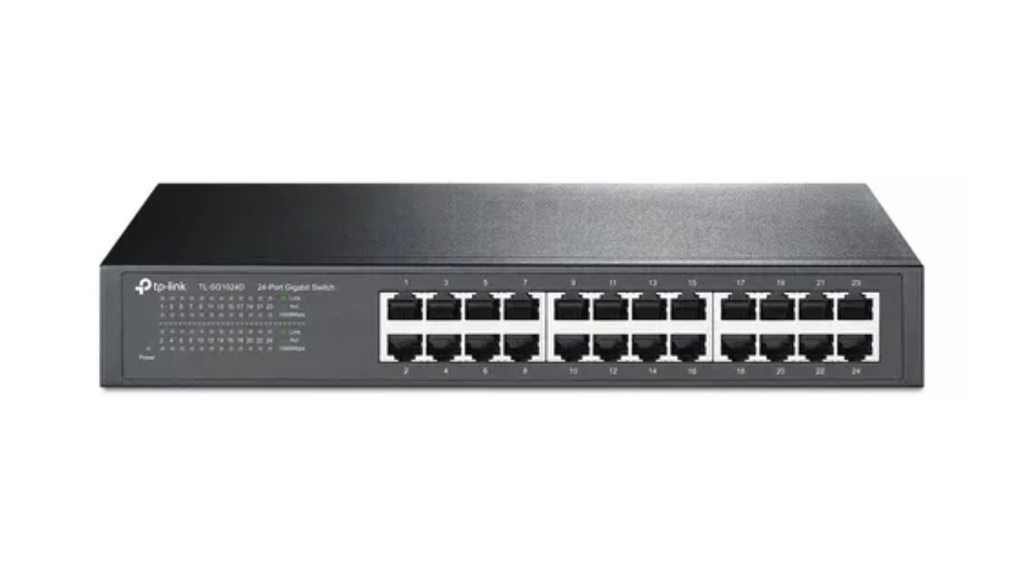 Switch Dahua No Administrable Giga 24 puertos 10/100/1000 (Metálico)