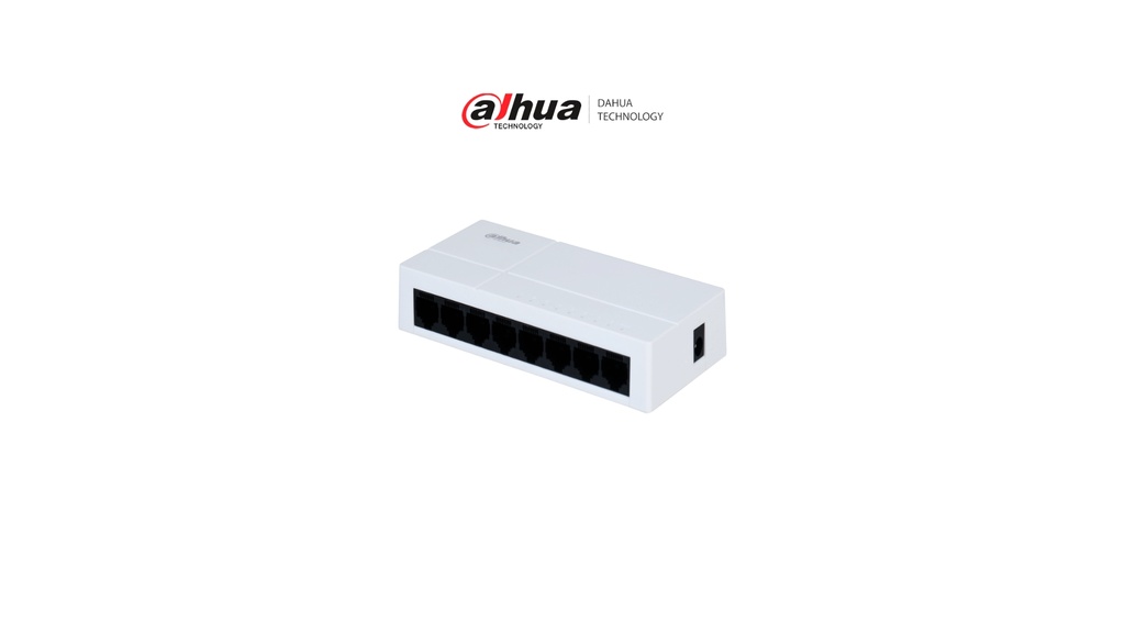 Switch Dahua Giga No Administrable 8 puertos 10/100/1000 (Plástico)