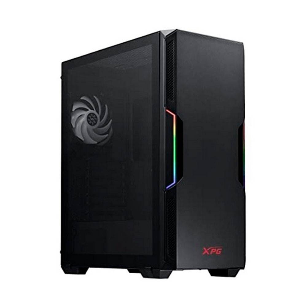 Additional Image for Chasis gamer XPG by ADATA STARKER Negro / ATX / Vidrio templado X1 / 1 Fan cooler ARGB + 1 Fan Cooler Standard + Fuente de poder XPG PROBE / 600 Watts / Certificada 80 Plus Bronze