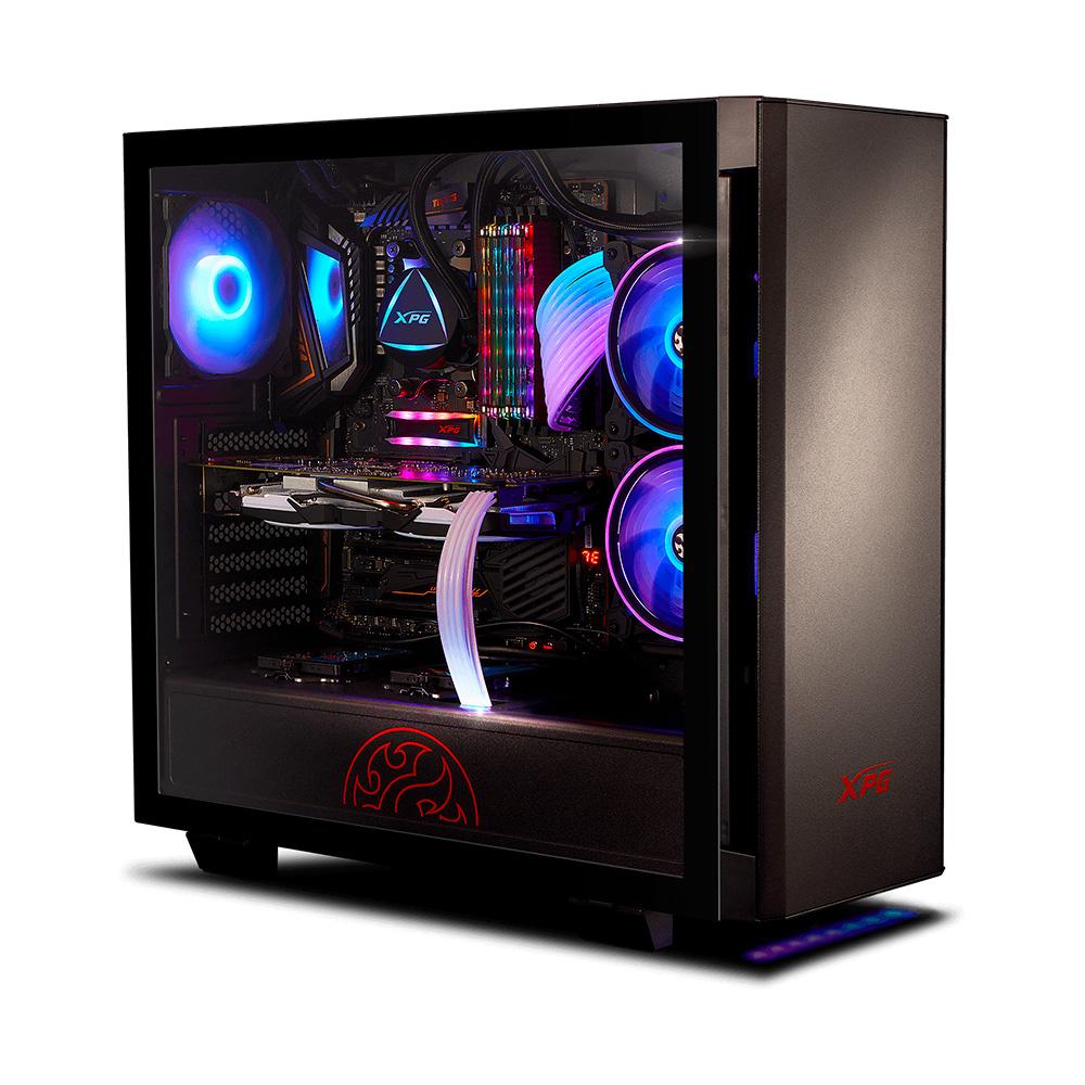 Additional Image for XPG INVADER X BTF, Black, supports motherboards with reverse connector design, ATX Mid Tower,3.5incx3, I/O: USB-Cx1, USBx2 , HD Audiox1, Resetx1, Powerx1, Fan: (4 x 120mm Reversed Fans + 1 x 120mm Regular Fan), 2 Years warranty