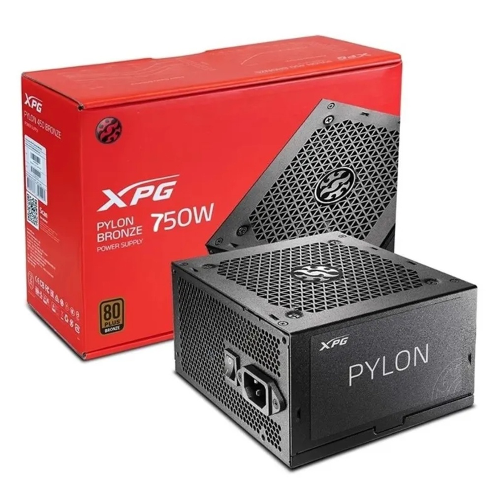 Additional Image for Fuente de poder gamer XPG by ADATA PYLON / 750 Watts / Certificada 80 Plus Bronce