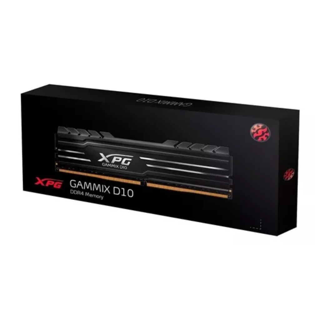 Additional Image for Memoria gamer XPG by ADATA GAMMIX D10 DDR4 8GB 3.000 MHz / Negra