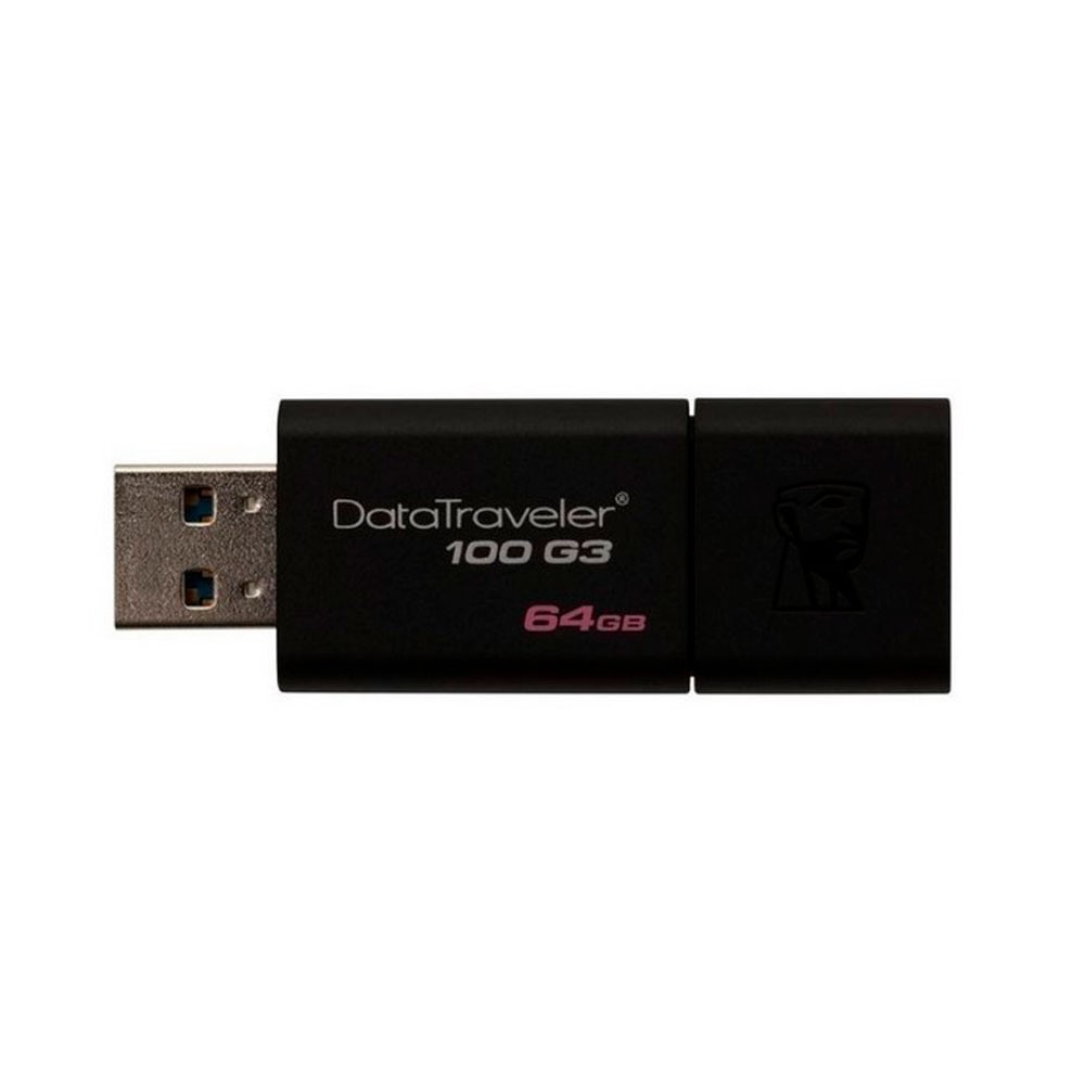 Additional Image for Memoria USB Kingston DataTraveler 100 G3 DT100G3 64GB 3.0 Negro