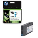Cartucho Original De Tinta Hp 712 Cian 3 Pack, 29ml