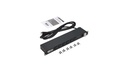 RS-1215-20T Barra de contactos Eaton Tripp Lite para instalación en rack 1U, 120V, 20A, L5-20P, 12 tomacorrientes (6 adelante, 6 atrás), cable de 4.57 m [15 pies]