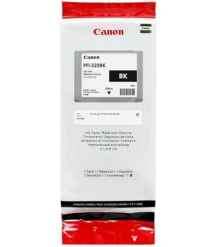 Tinta Canon Pigmentada Negro Tank 300ml
