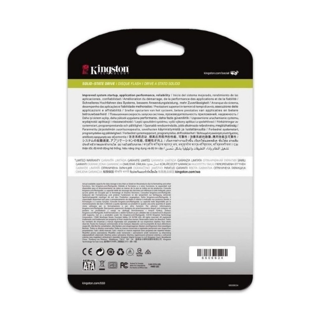 Unidad De Estado Sólido Kingston DC500R de 480GB