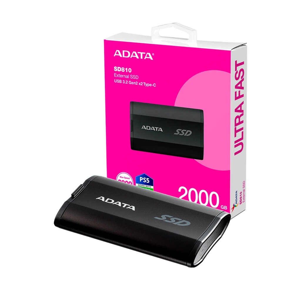 DISCO SOLIDO ADATA SSD SD810 2 TB NEGRO TIPO C