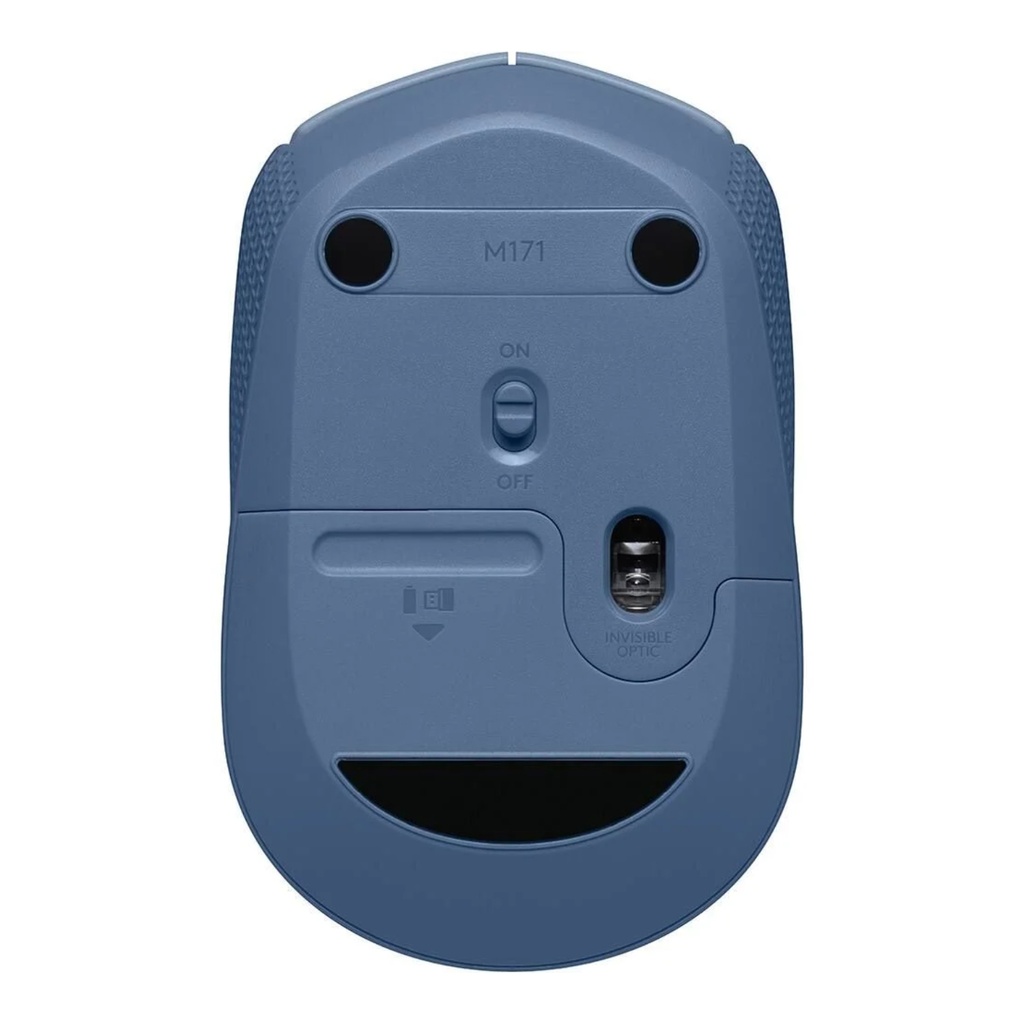 M170 Wireless Mouse (Blue Grey) - Clamsh