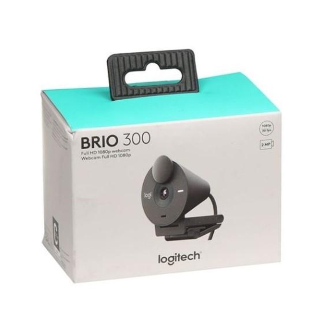 Camara Web Logitech BRIO 300 Full HD 1080P Negra