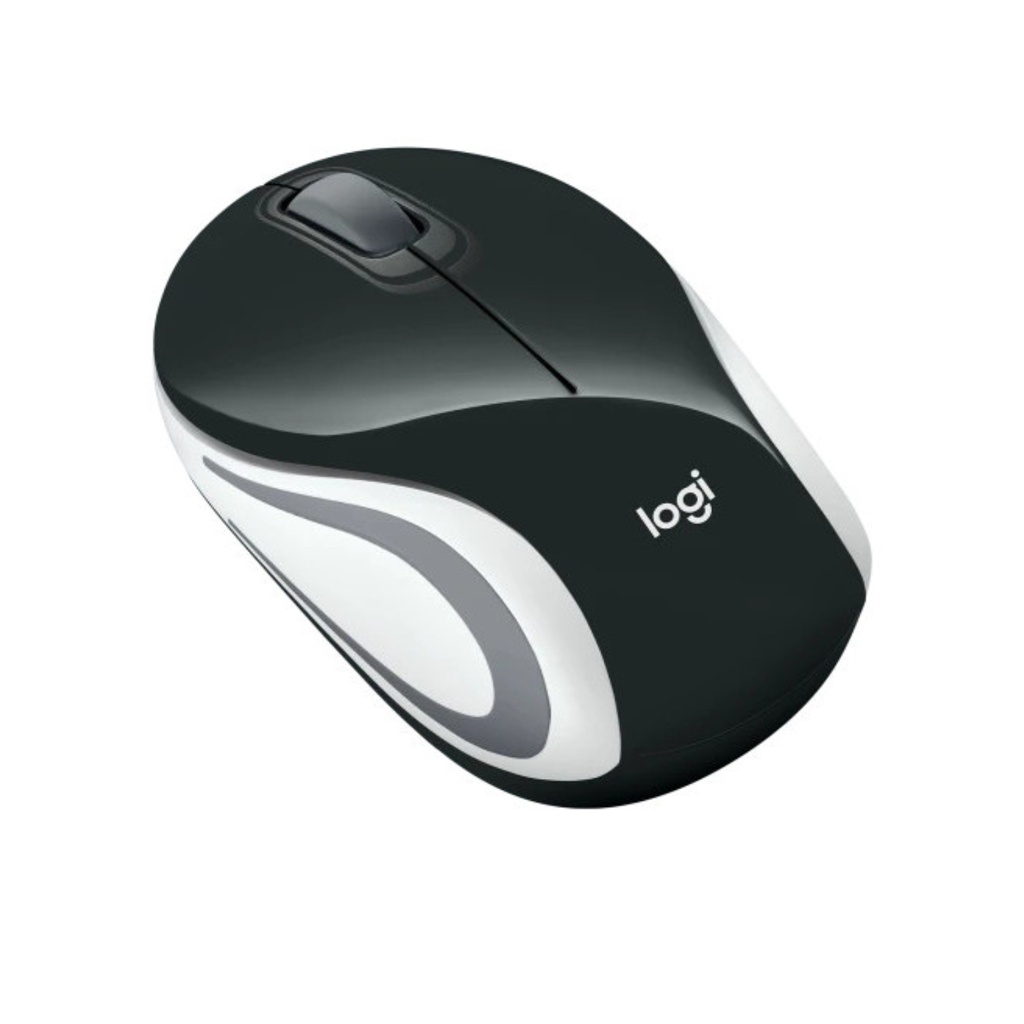 Mini Mouse Inalámbrico Logitech M187 LAT- Color Negro