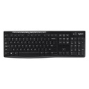 Teclado Inalámbrico Logitech K270- Color Negro