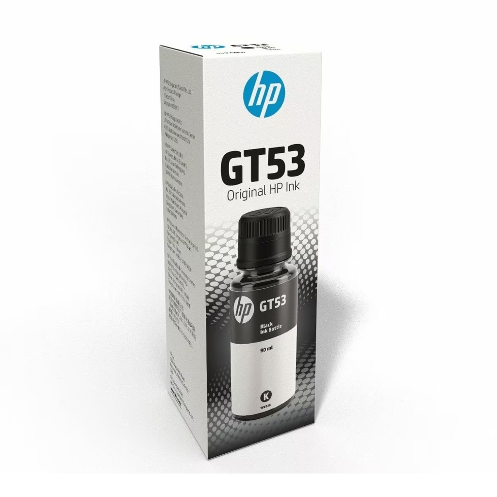 Botella Original De Tinta Hp Gt53 Negra, 4.000 Páginas, 90ml
