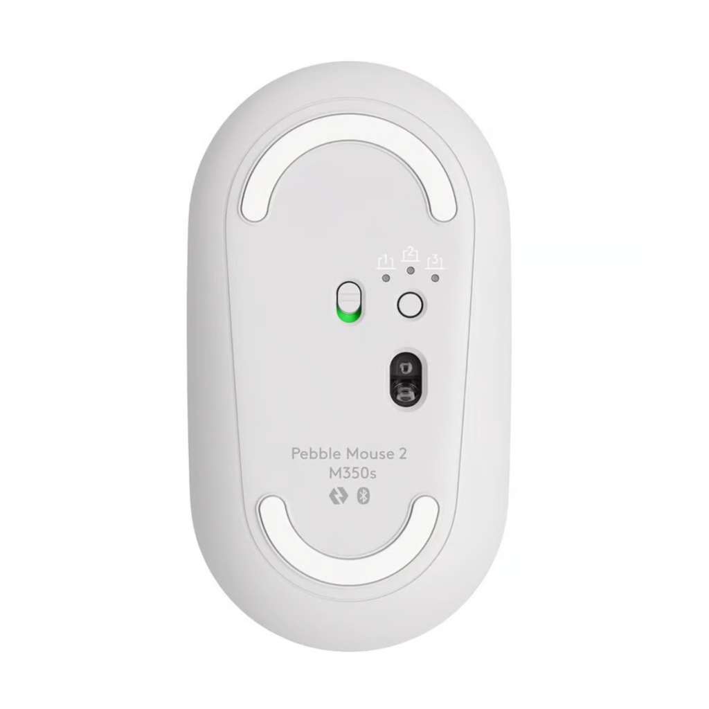 Logitech Pebble M350 Wireless Mouse Color Blanco