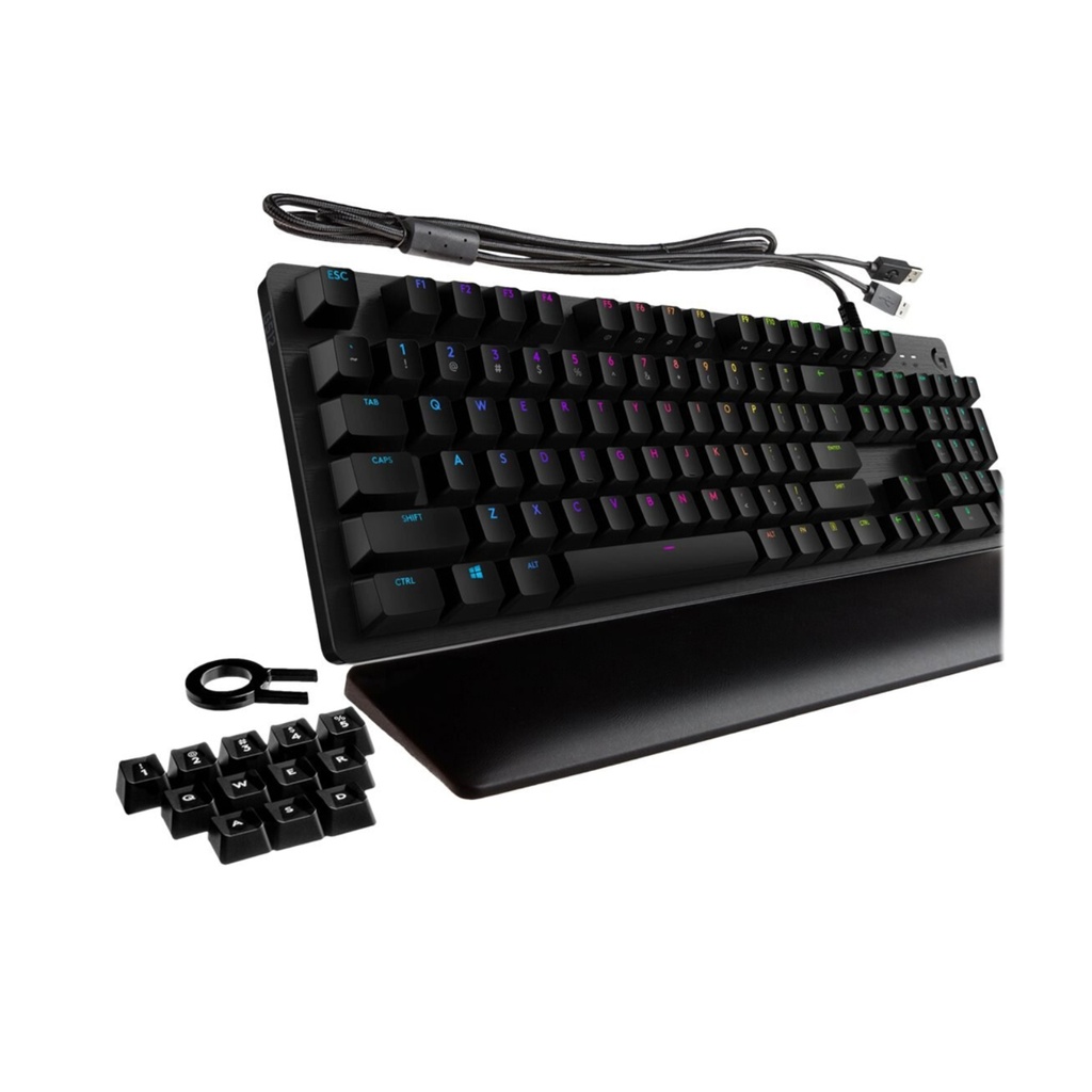 TECLADO MECÁNICO LOGITECH G513 CARBON LIGHTSYNC RGBA NEGRO