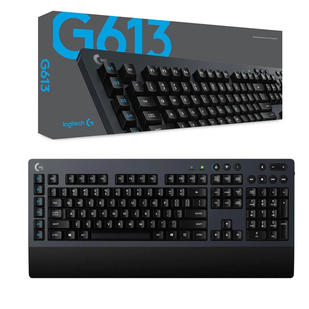 Teclado Mecánico Inalámbrico Logitech G613 Gaming Keyboard Negro