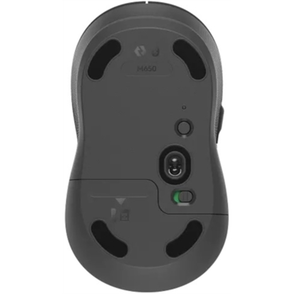 Mouse Inalámbrico Logitech Signature M650 Large Color Negro