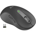 Mouse Inalámbrico Logitech Signature M650 Large Left Hand Color Negro 