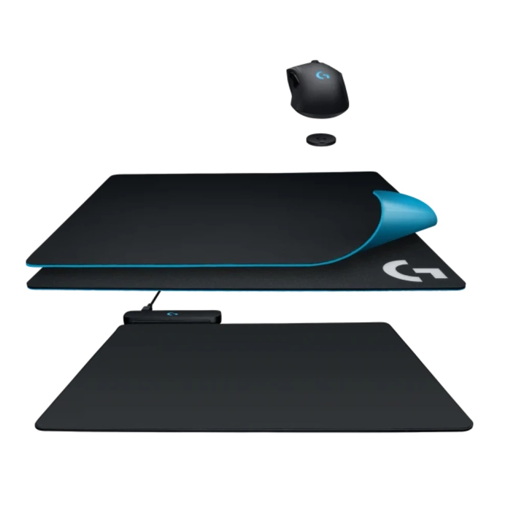 Sistema De Carga Inalámbrica y Pad Mouse LOGITECH G PowerPlay Para Mouse Gamer  