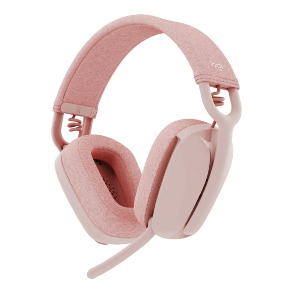 Auriculares Logitech Zone Vibe 100 Rosa con Cancelación de Ruido