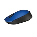 Mouse Inalámbrico Logitech M170 Azul con Conexión USB