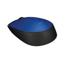 Mouse Inalámbrico Logitech M170 Azul con Conexión USB