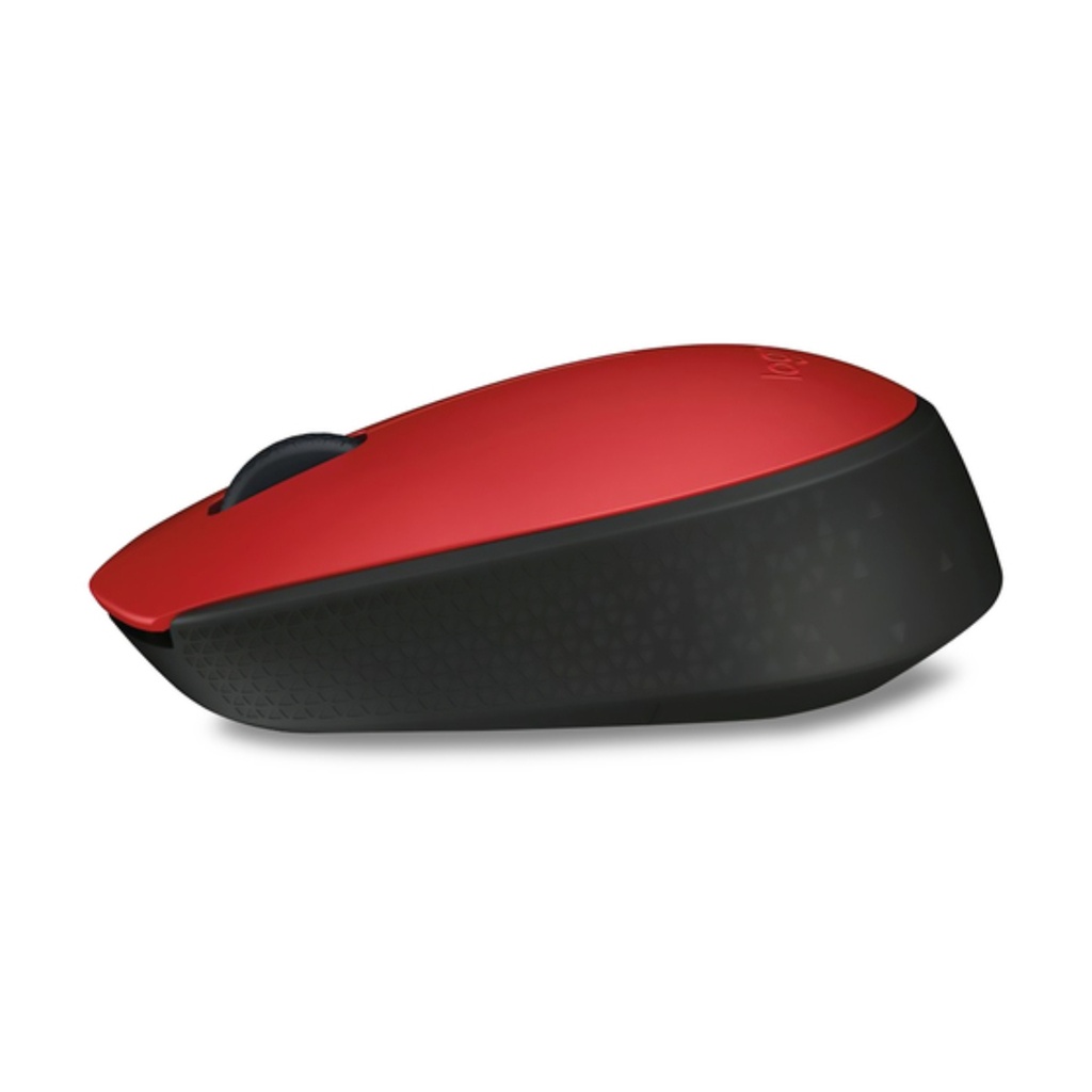 Mouse Inalámbrico Logitech M170 Rojo con Conexión USB