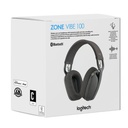Auriculares Logitech Zone Vibe 100 Gris con Cancelación de Ruido