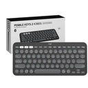 Teclado LOGITECH K380 Pebble Keys Negro
