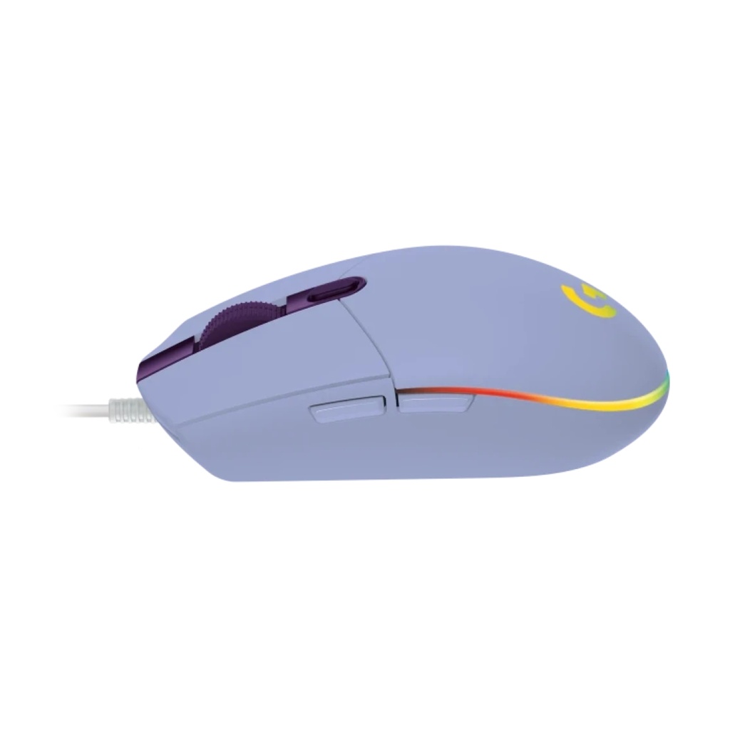Mouse Gamer Logitech G203 Lightsync Lila con Iluminación Personalizada