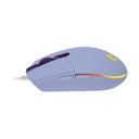 Mouse Gamer Logitech G203 Lightsync Lila con Iluminación Personalizada